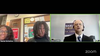Palumbo HS students interview PA-03 congressional district candidate Shaun Griffith