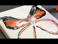 CHAIN PAINTING ART MONARCH BUTTERFLY! [Tangerine Orange] Stars in this How to Make a VIRAL Video