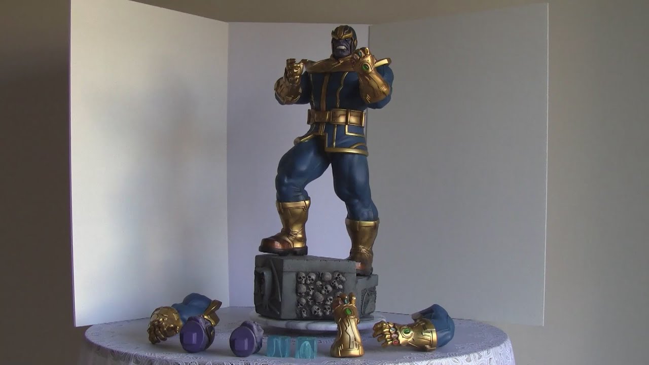 XM Studios Thanos statue Marvel Comics Avengers YouTube