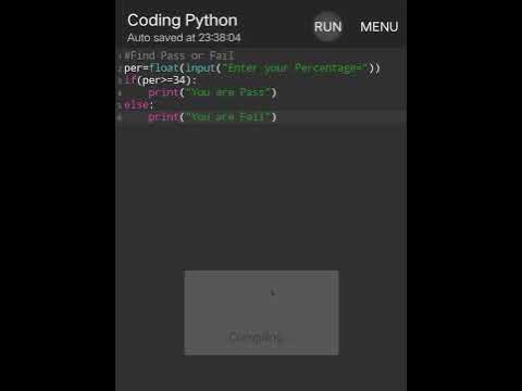 Find Pass or Fail Python coding - YouTube
