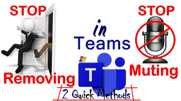 How to Stop Muting and Removing others in Teams Meeting How to Disable People in Microsoft Teams