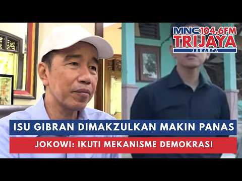 Gibran Impeachment Issue Emerges Following Constitutional Court Ruling, Jokowi Follows Democratic...