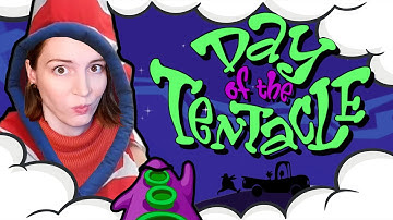 Ich spiele zum ersten Mal den Klassiker DAY of the TENTACLE | Full Game | Walkthrough