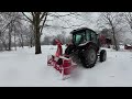 Massey Ferguson 4707 Snow Blowing