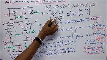BUS ADMITTANCE MATRIX - PART - 08 - FORMATION OF Y-BUS - ONE PROBLEM