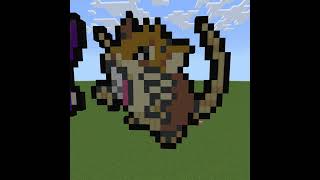 Minecraft Pixel Raticate Sprite 020 #minecraft #pokemon #pixel #pixelart