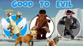 Ice Age Characters Good To Evil!😇😈🧊🐘🐯