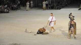 Gladiators fighting - Arena Pula 2019