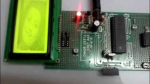 Displaying Image in Graphical LCD thro 8051 Microcontroller