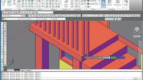 Create railings in with Autocad 3D