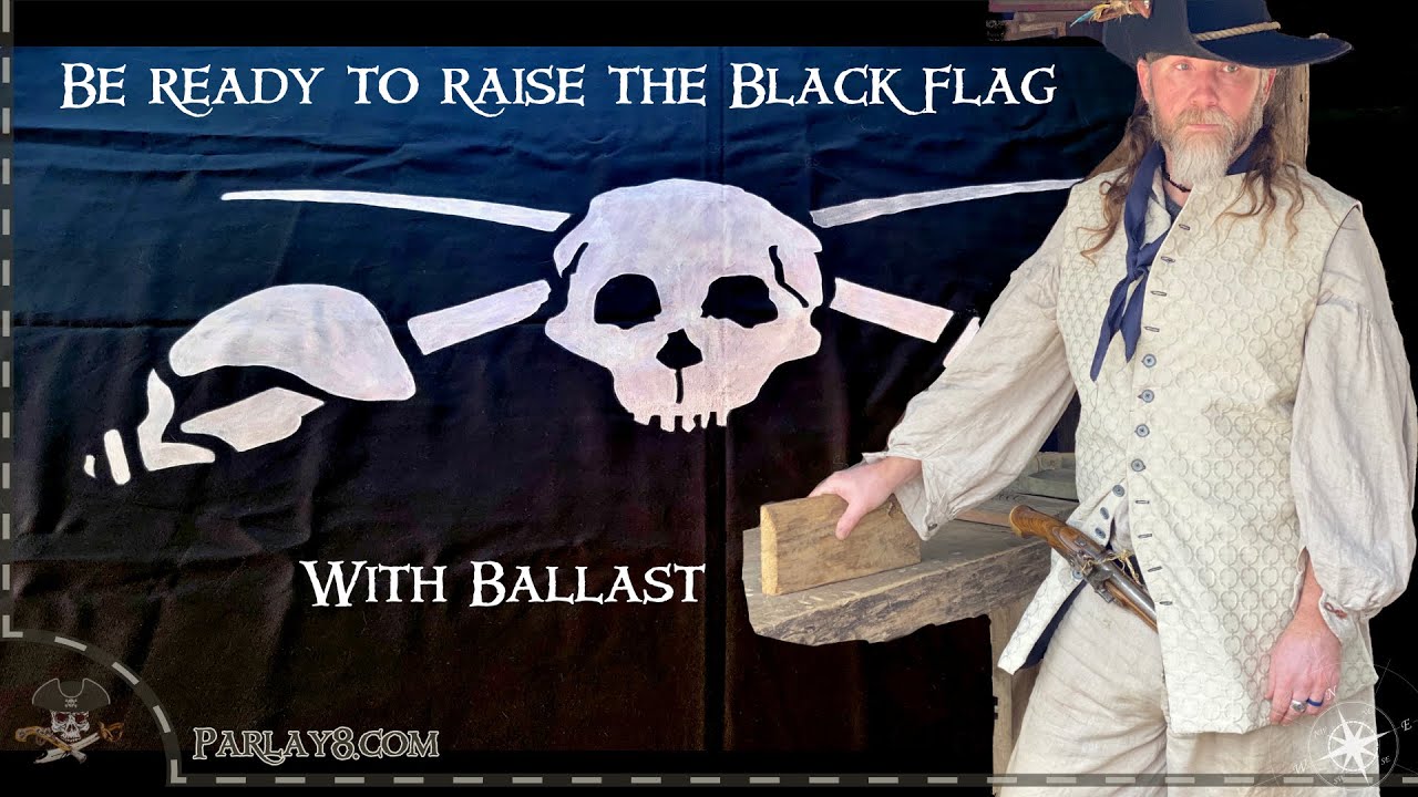 Edward Bright Hand Painted Black Flag Time lapse YouTube