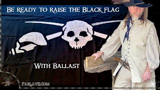 Edward Bright Hand Painted Black Flag Time Lapse