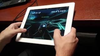 Flare3D, LightStorm game on mobile devices.