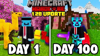 I Survived 100 Days in 1.20 Minecraft Hardcore...