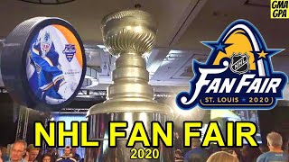 2020 NHL Fan Fair: The St Louis Blues Stanley Cup, Hall Of Fame, NHL Alumni, & Mascot Dance Party