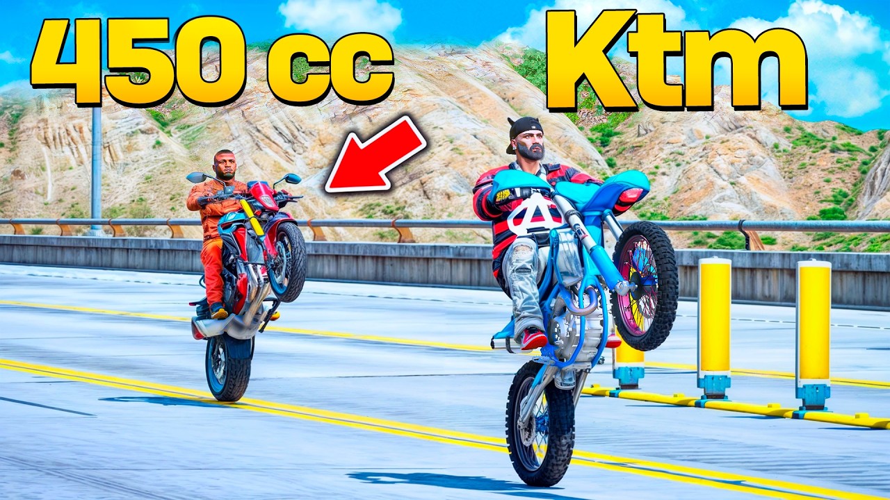 Usamos Una KTM Alterada Para Probar Una Honda Importada En Gta RP