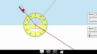 Total Internal Reflection simulation