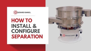How to Correctly Adjust & Assemble a Circular Vibratory Separator Machine | Gerard Daniel
