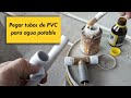 Cómo unir tuberías de PVC para sistemas de agua potable: tutorial paso a paso
