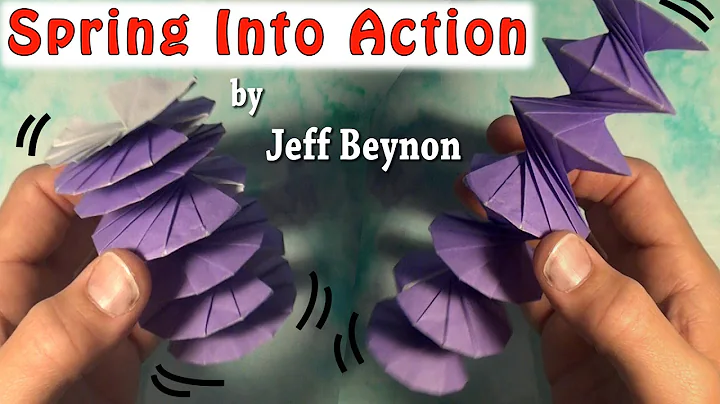 Origami Spring Into Action designed by Jeff Beynon