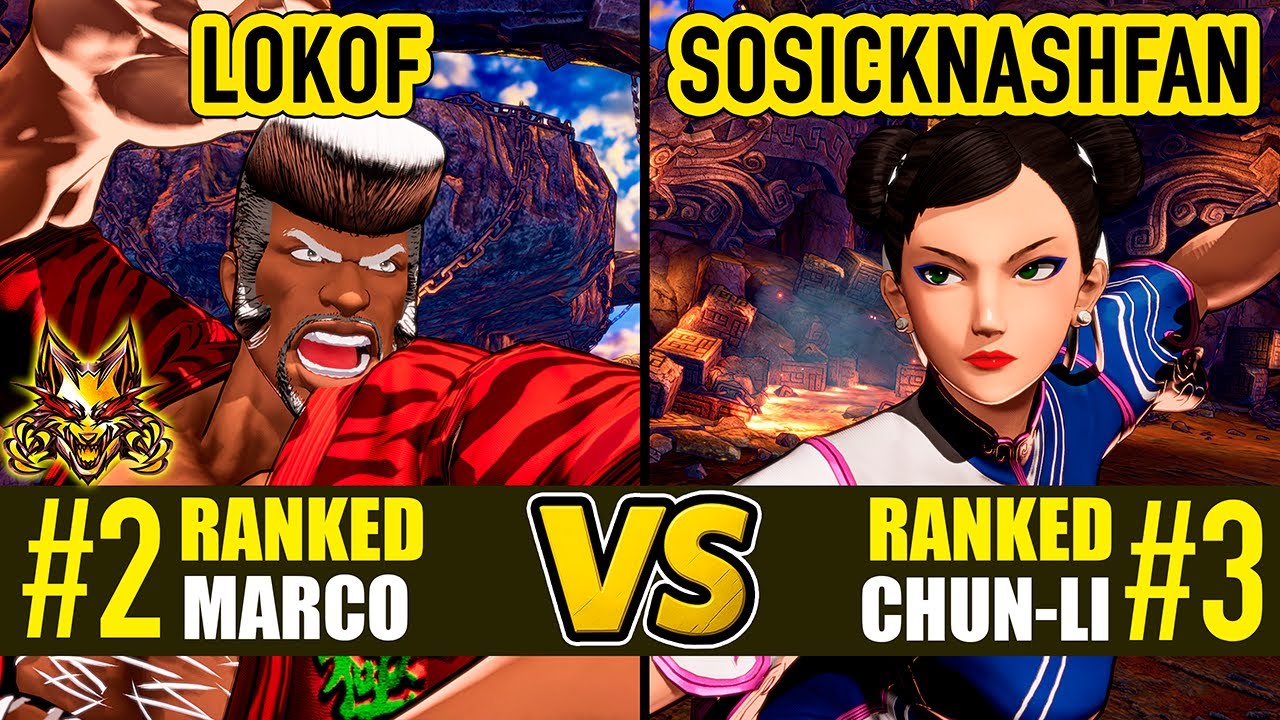 FF COTW ▰ LOKOF (#2 Ranked Marco) vs SOSICKNASHFAN (#3 Ranked Chun-Li) ▰ High Level Gameplay