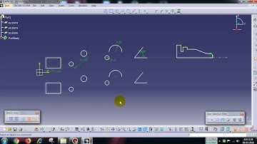 CATIA Tutorial 10: Applying dimensions constraint