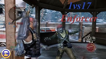 1 vs 17 (Enforcer Only) Comeback - The Last of Us : Remastered Multiplayer