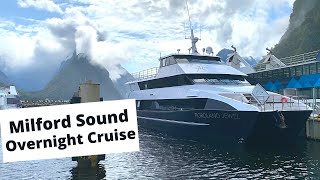 Milford Sound overnight cruise with Fiordland Discovery on the Fiordland Jewel! Travel Vlog!