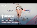 Nelly korda 2024 us womens open presented by ally press conference  round 1