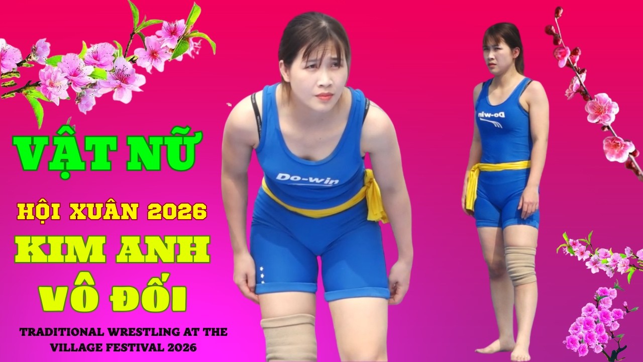 Vật Nữ - Giải ba sới vật Văn Giang Hưng Yên xuân 2026 Traditional Vietnamese women's Wrestling.