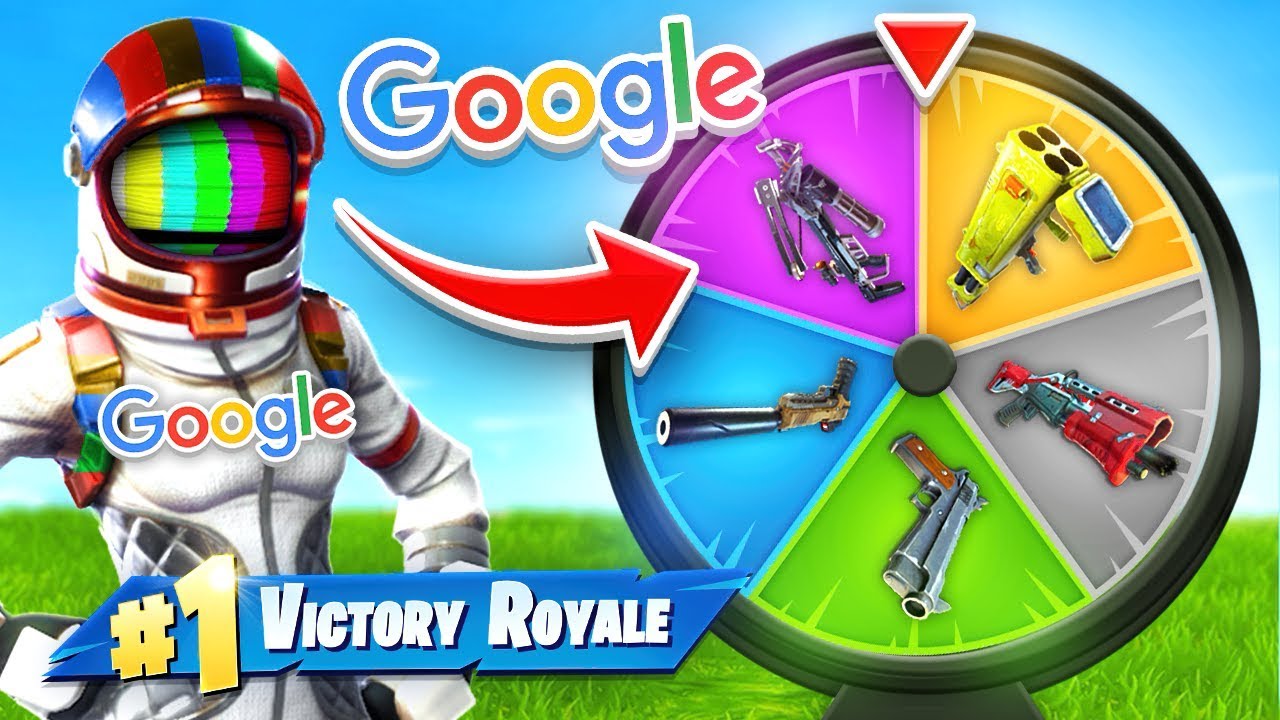 gta online funny moments 2018 Letting GOOGLE choose my GUNS in Fortnite