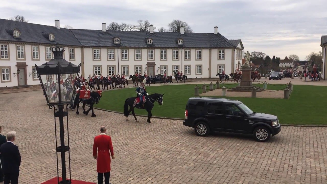 Statsbesøg fra Mexico: Ankomst til Fredensborg Slot