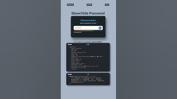 How to Toggle Password Visibility in JavaScript 🔓 (Easy Tutorial for Beginners!) #cssshorts #coding