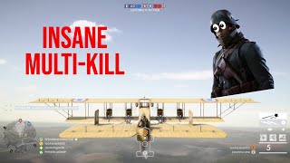 Battlefield 1 insane Heavy Bomber multi kill
