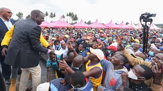 SEE THE MAMMOTH CROWD DP RUTO PULLED IN NYANDARUA