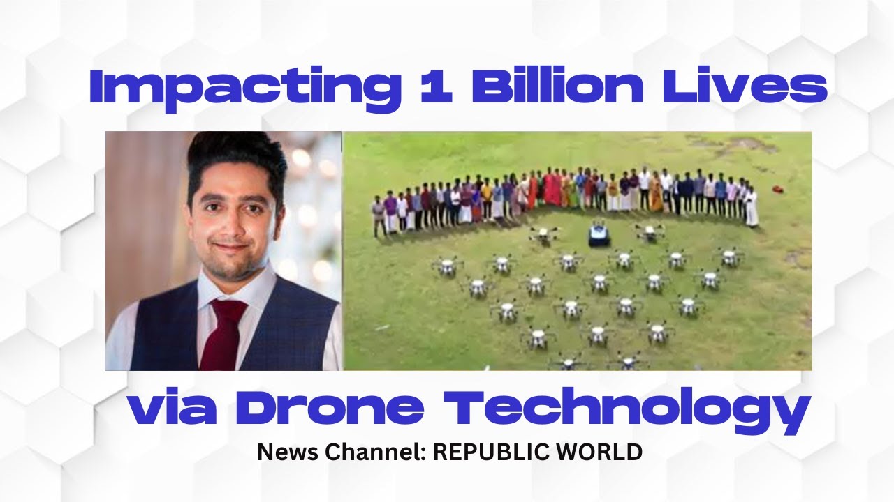 Garuda Aerospace Impacting 1 Billion Lives Through Drone Technology 