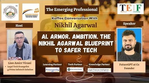 AI. Armor. Ambition. The Nikhil Agarwal Blueprint to Safer Tech | Koffee Conversation @TEIF