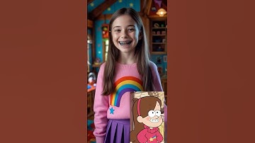AI showed what Gravity Falls characters would look like in real life# gravity falls#