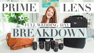 How to Manage Lenses on a Wedding Day (Prime lenses & Bags I Use)