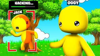 Oggy Found Jack With A Hacking Device In Hide And Seek In Wobbly life | Rock Indian Gamer |