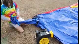 Setting Up Inflatable Game Rental | Carolina Fun Factory