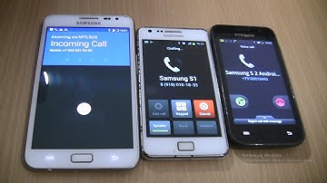 Incoming call& Outgoing call at the Same time Samsung Galaxy S2 Android 4 +S1+Note 1 Android 7
