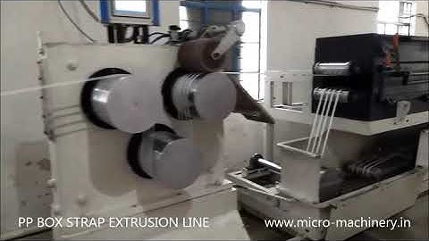 PP Box Strap Extrusion Plant - Strappex