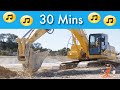 Kids Excavator Song | and More Construction Vehicles Songs for Children