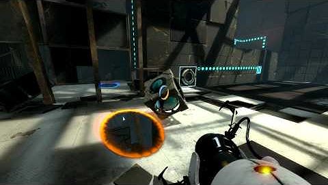 Portal 2 - gravity and inertia