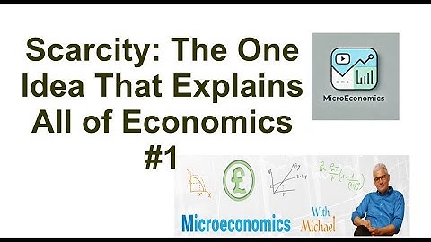 Scarcity: The One Idea That Explains All of Economics  #1