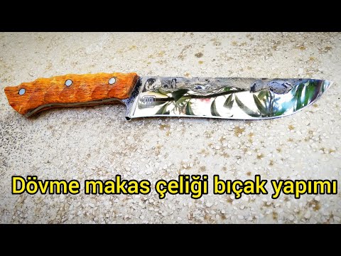 Makas çeliği dövme