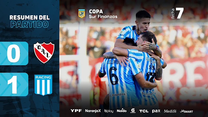 INDEPENDIENTE 0 - 1 RACING I Resumen del partido I #CopaSurFinanzas 2024