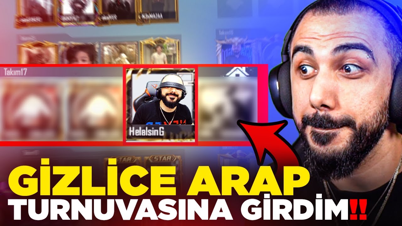 KİMSEDEN HABERSİZ YAYINCILARIN TURNUVASINA GİRDİM!! (ŞOK OLDULAR) | PUBG MOBILE