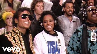 USA for Africa - We Are The World (w/M.Jackson) + Lyrics HQ chords